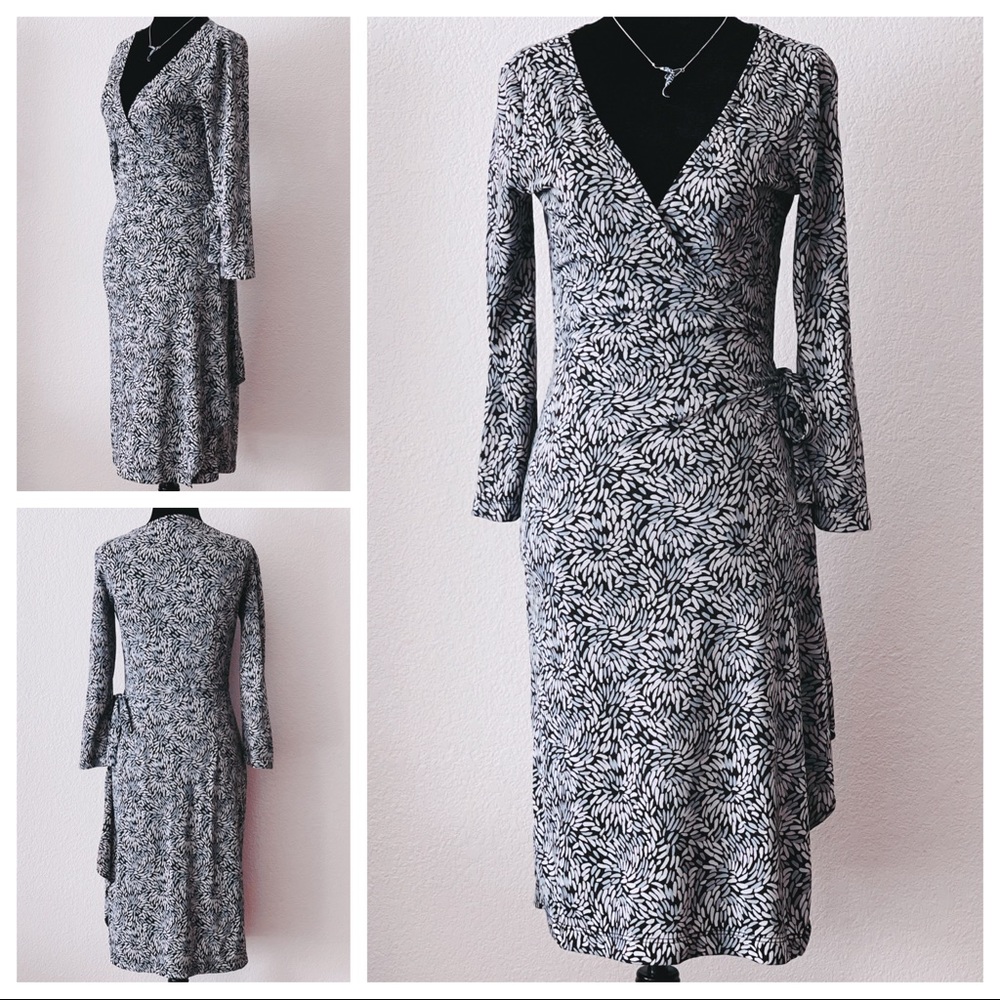 BCBGMaxAzria Floral Wrap Dress